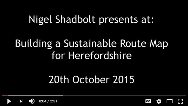 Nigel Shadbolt talk